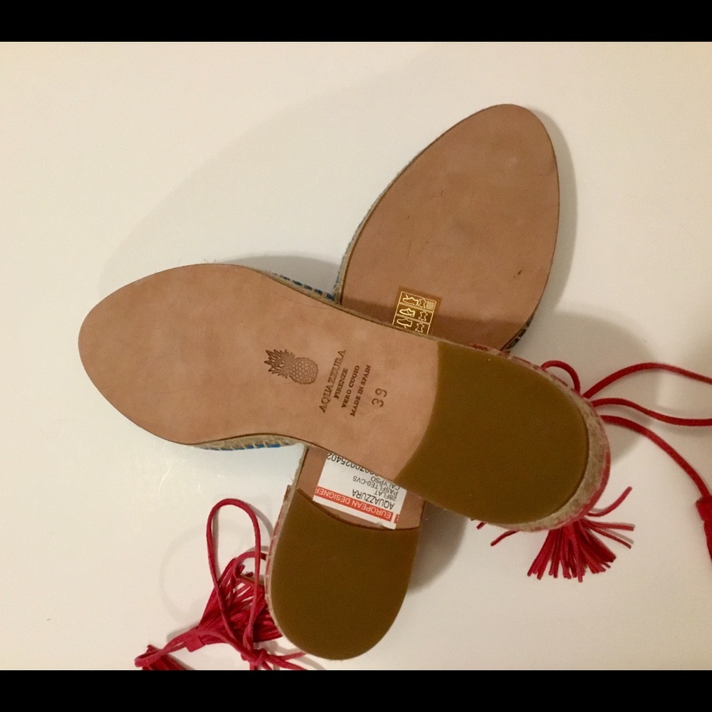 Aquazzura Palm Springs Tassel Espadrilles. - Picture 8 of 8